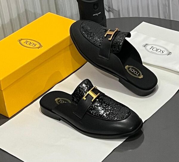 Tod's H Buckled Half Shoes