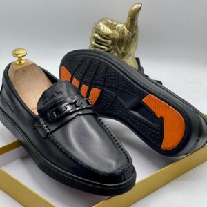 Clarks Black Smart Casual Loafers